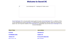 Desktop Screenshot of dallas.secretcity.us